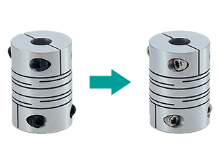 カップリングステンレスねじ変更サービス